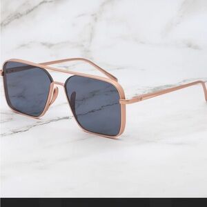 Kopajos Greek Gold Sunglasses with Black Lenses